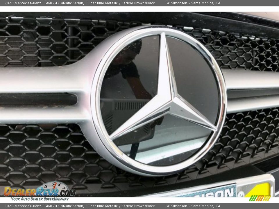 2020 Mercedes-Benz C AMG 43 4Matic Sedan Lunar Blue Metallic / Saddle Brown/Black Photo #33