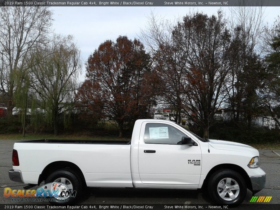 2019 Ram 1500 Classic Tradesman Regular Cab 4x4 Bright White / Black/Diesel Gray Photo #5