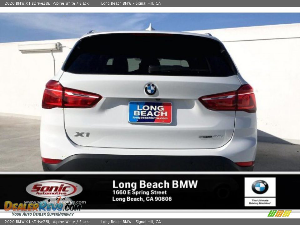 2020 BMW X1 sDrive28i Alpine White / Black Photo #3