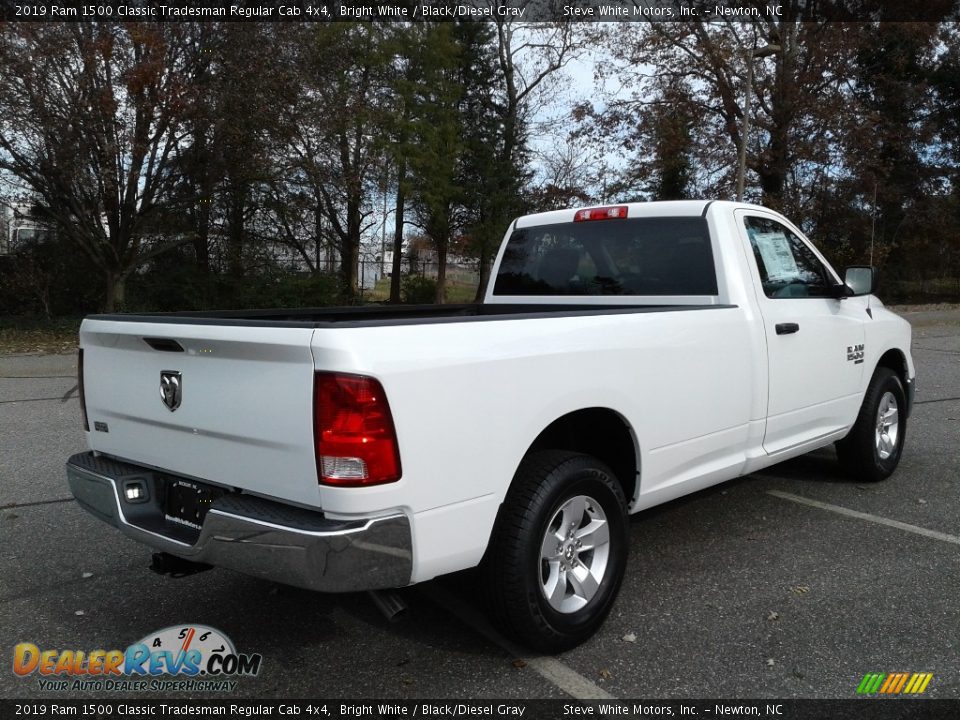 2019 Ram 1500 Classic Tradesman Regular Cab 4x4 Bright White / Black/Diesel Gray Photo #6