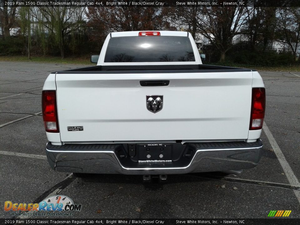 2019 Ram 1500 Classic Tradesman Regular Cab 4x4 Bright White / Black/Diesel Gray Photo #7