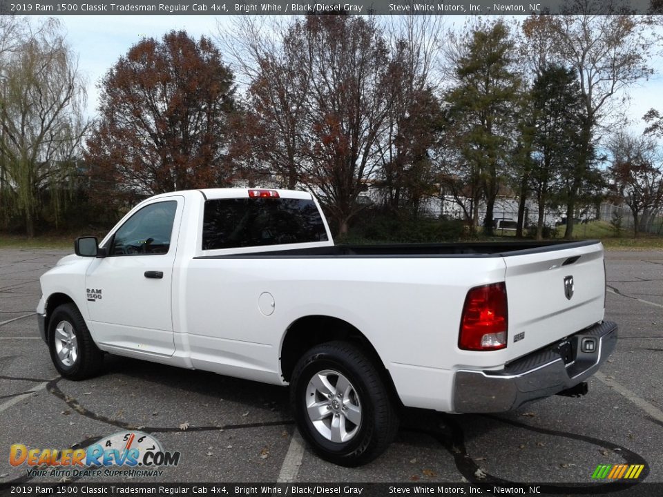 2019 Ram 1500 Classic Tradesman Regular Cab 4x4 Bright White / Black/Diesel Gray Photo #8