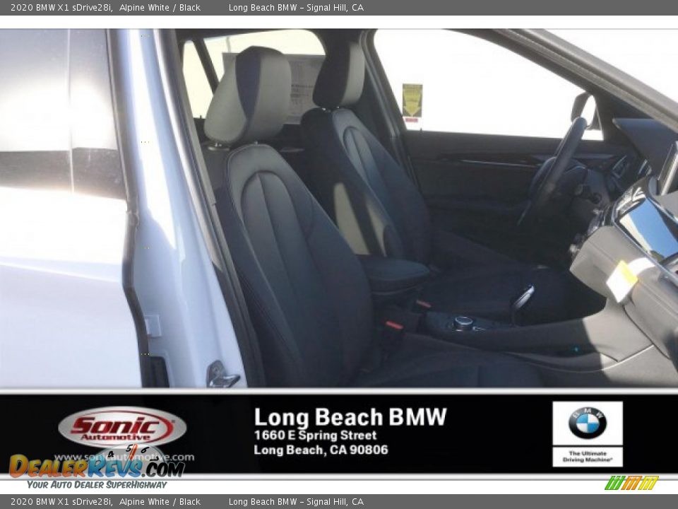 2020 BMW X1 sDrive28i Alpine White / Black Photo #7