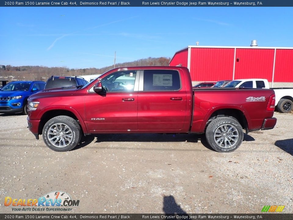 Delmonico Red Pearl 2020 Ram 1500 Laramie Crew Cab 4x4 Photo #2