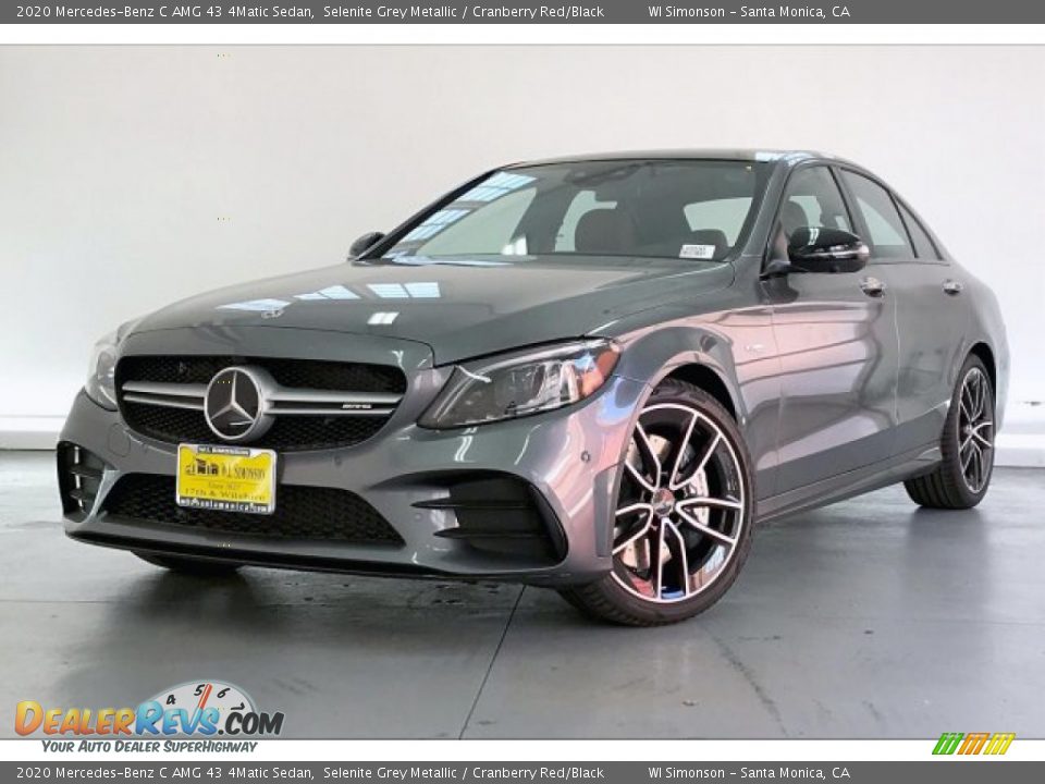 Front 3/4 View of 2020 Mercedes-Benz C AMG 43 4Matic Sedan Photo #12