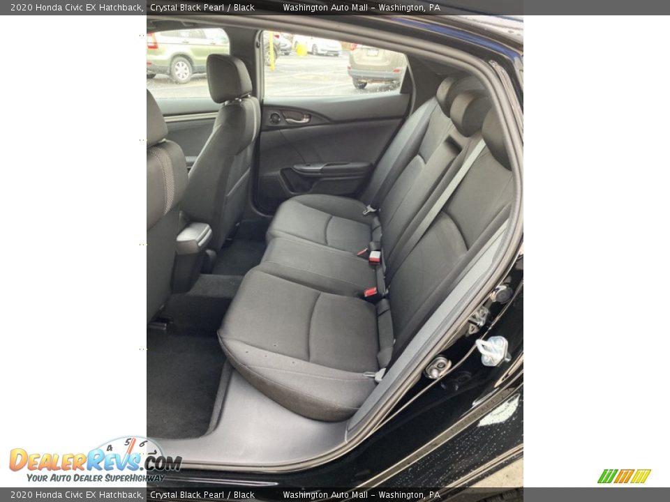 2020 Honda Civic EX Hatchback Crystal Black Pearl / Black Photo #19
