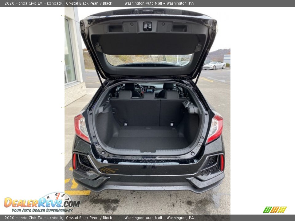 2020 Honda Civic EX Hatchback Crystal Black Pearl / Black Photo #20