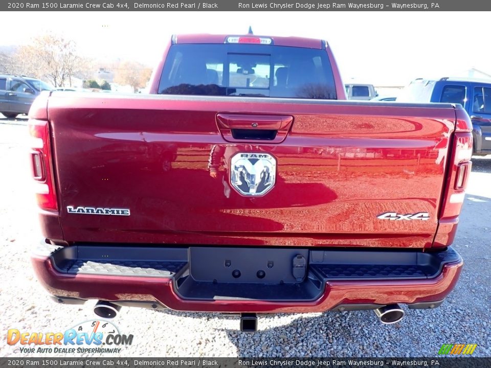 2020 Ram 1500 Laramie Crew Cab 4x4 Delmonico Red Pearl / Black Photo #4