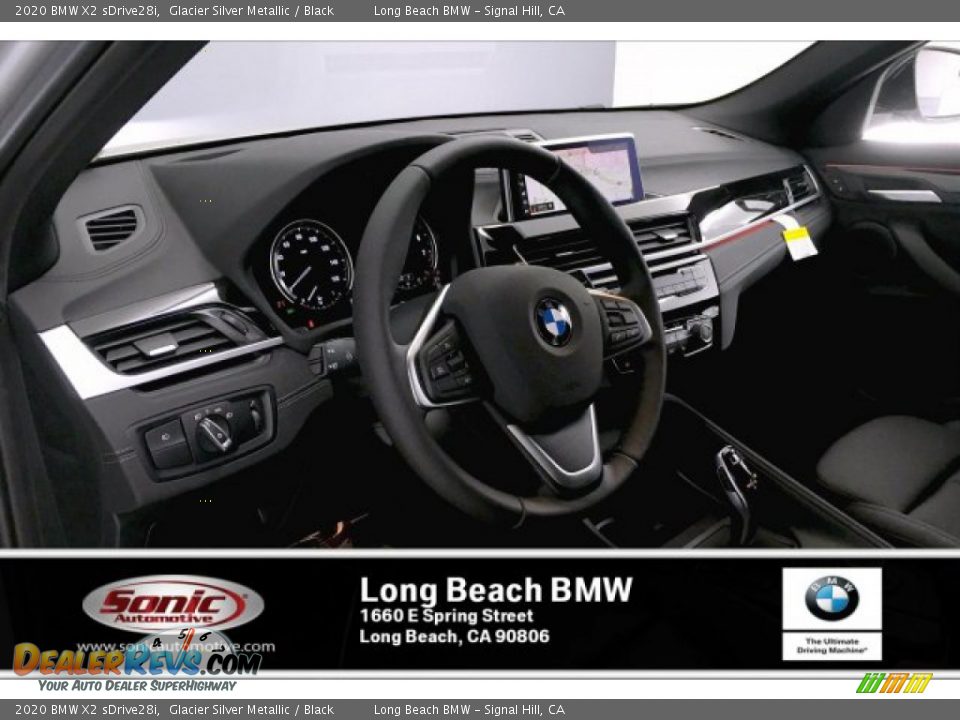 2020 BMW X2 sDrive28i Glacier Silver Metallic / Black Photo #4
