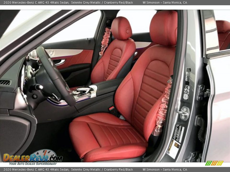 Cranberry Red/Black Interior - 2020 Mercedes-Benz C AMG 43 4Matic Sedan Photo #14