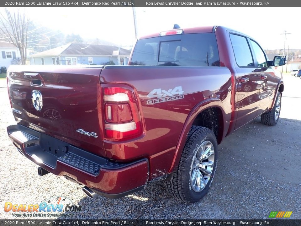 2020 Ram 1500 Laramie Crew Cab 4x4 Delmonico Red Pearl / Black Photo #5