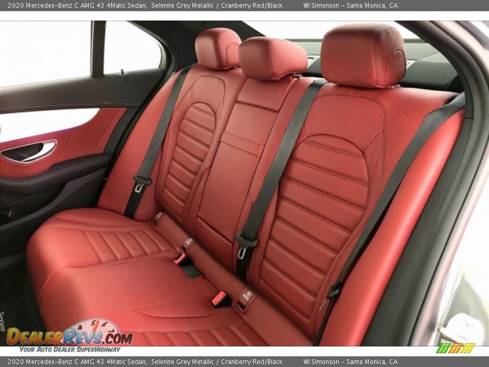 Rear Seat of 2020 Mercedes-Benz C AMG 43 4Matic Sedan Photo #15