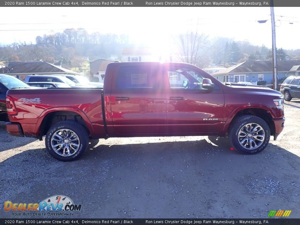 2020 Ram 1500 Laramie Crew Cab 4x4 Delmonico Red Pearl / Black Photo #6
