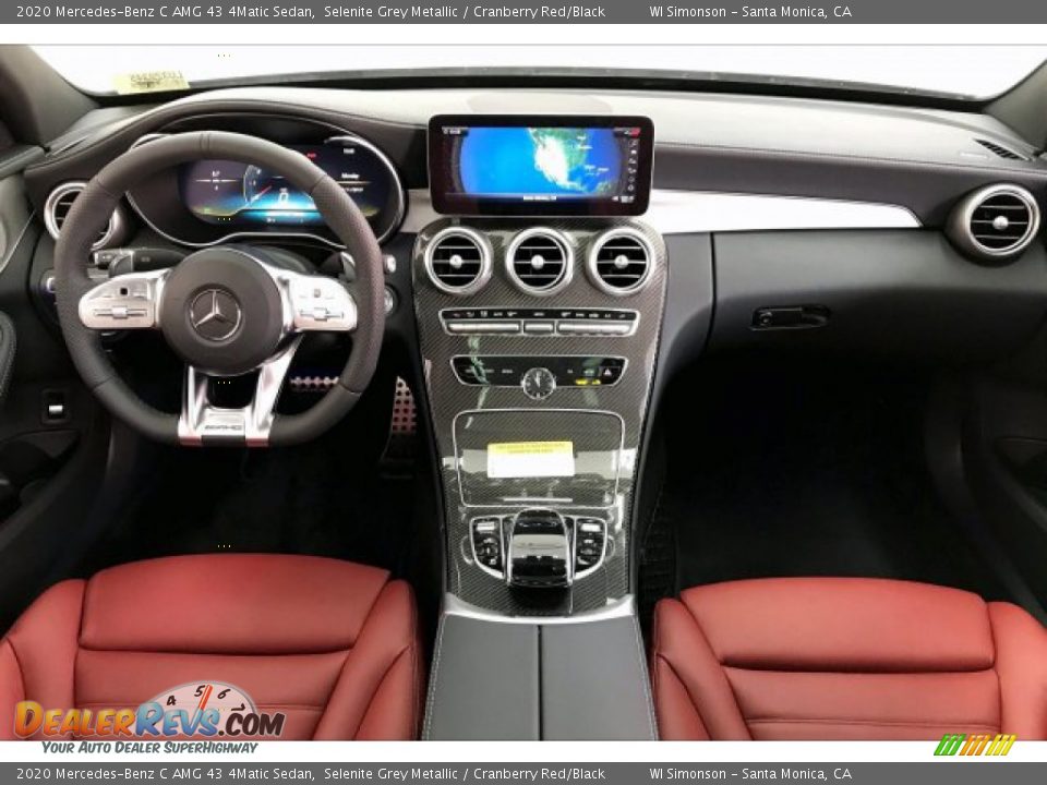 Dashboard of 2020 Mercedes-Benz C AMG 43 4Matic Sedan Photo #17