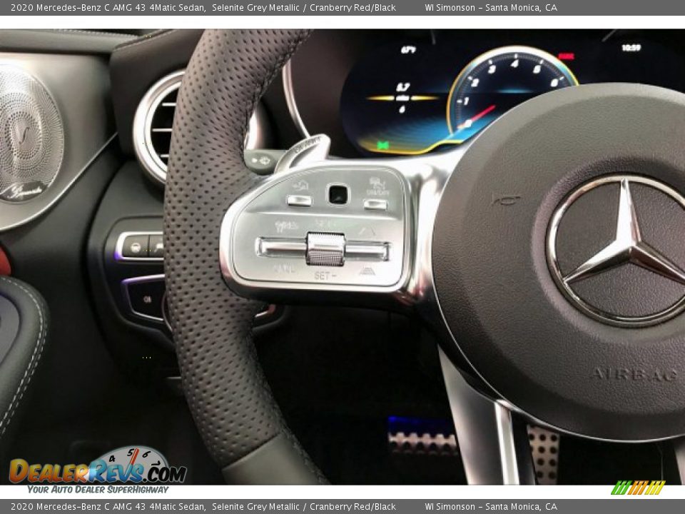 2020 Mercedes-Benz C AMG 43 4Matic Sedan Steering Wheel Photo #18