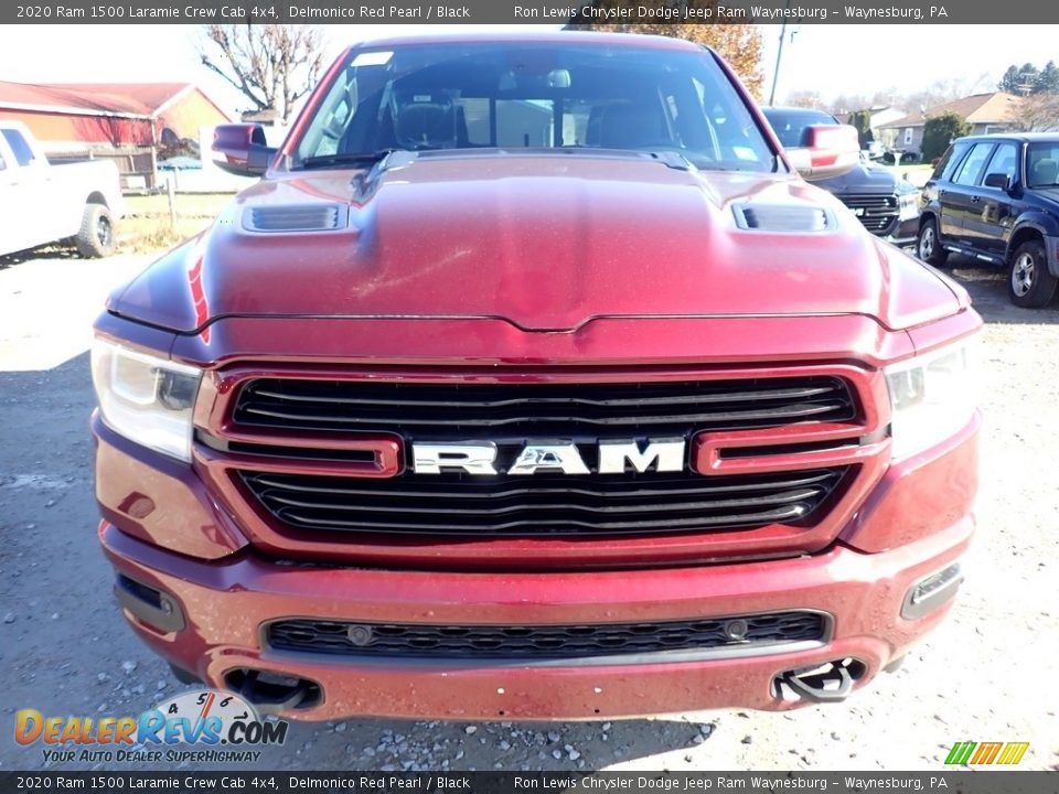 2020 Ram 1500 Laramie Crew Cab 4x4 Delmonico Red Pearl / Black Photo #8