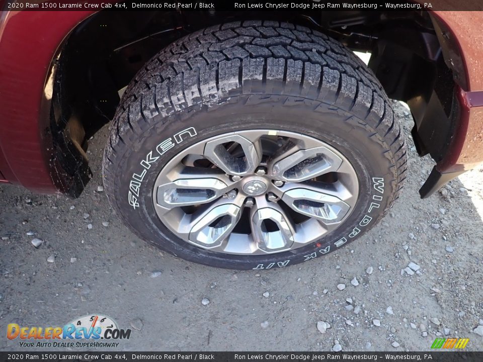 2020 Ram 1500 Laramie Crew Cab 4x4 Delmonico Red Pearl / Black Photo #9