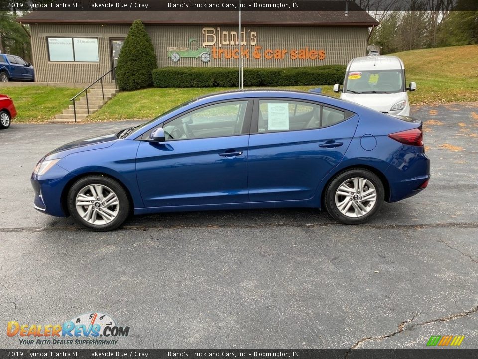 2019 Hyundai Elantra SEL Lakeside Blue / Gray Photo #1