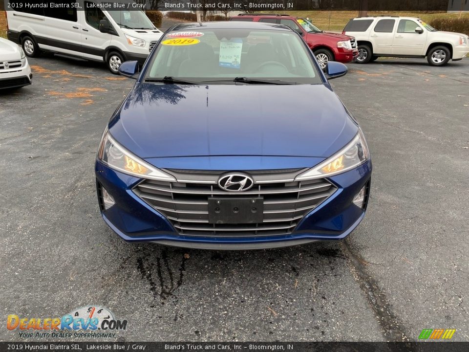 2019 Hyundai Elantra SEL Lakeside Blue / Gray Photo #3