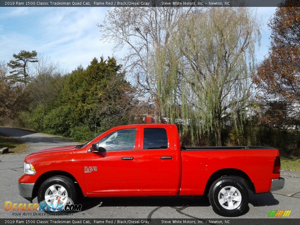 2019 Ram 1500 Classic Tradesman Quad Cab Flame Red / Black/Diesel Gray Photo #1