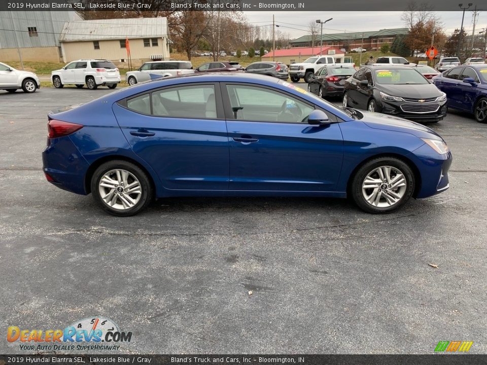 2019 Hyundai Elantra SEL Lakeside Blue / Gray Photo #5