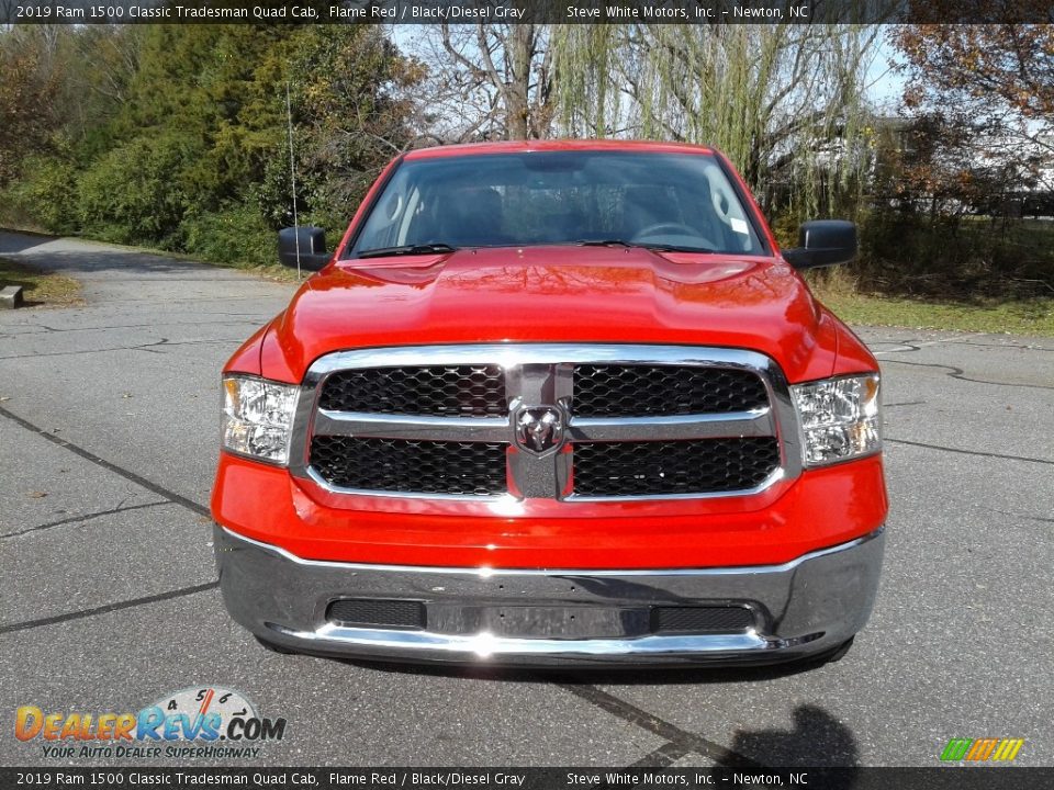 2019 Ram 1500 Classic Tradesman Quad Cab Flame Red / Black/Diesel Gray Photo #3