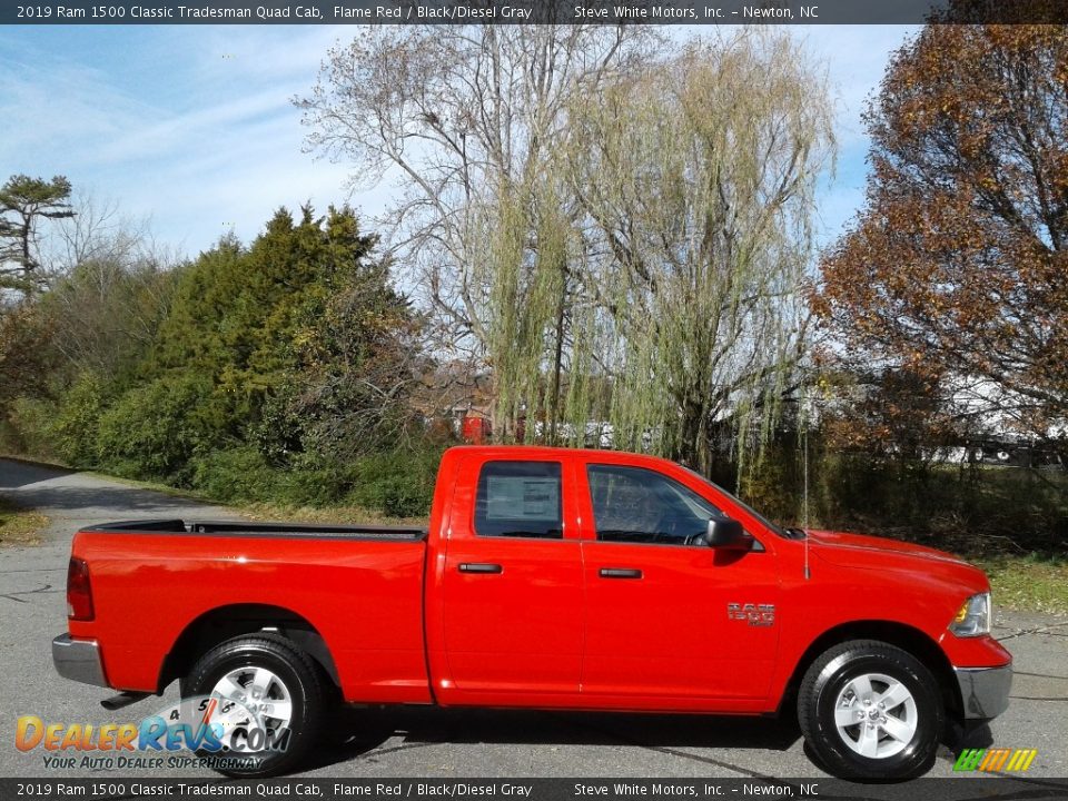 2019 Ram 1500 Classic Tradesman Quad Cab Flame Red / Black/Diesel Gray Photo #5