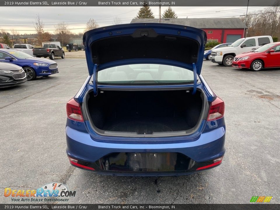 2019 Hyundai Elantra SEL Lakeside Blue / Gray Photo #9