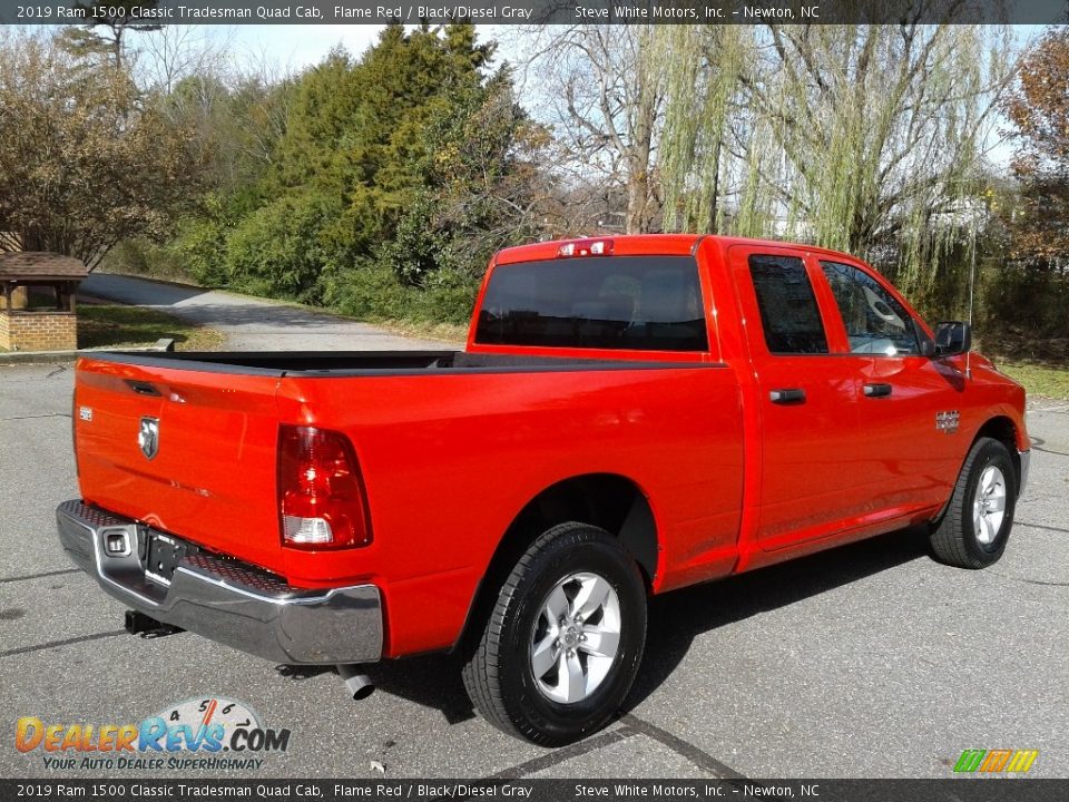 2019 Ram 1500 Classic Tradesman Quad Cab Flame Red / Black/Diesel Gray Photo #6