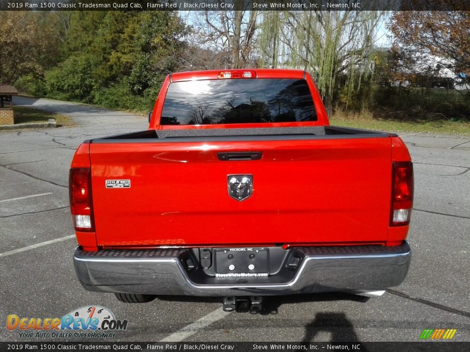 2019 Ram 1500 Classic Tradesman Quad Cab Flame Red / Black/Diesel Gray Photo #7
