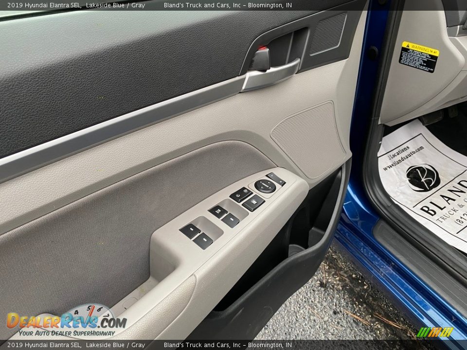 2019 Hyundai Elantra SEL Lakeside Blue / Gray Photo #12