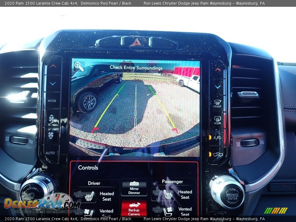 Controls of 2020 Ram 1500 Laramie Crew Cab 4x4 Photo #19
