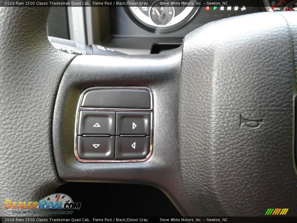2019 Ram 1500 Classic Tradesman Quad Cab Flame Red / Black/Diesel Gray Photo #15