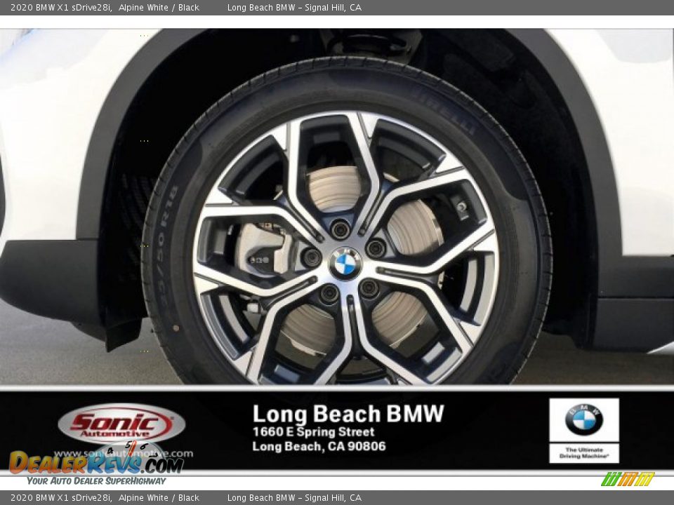 2020 BMW X1 sDrive28i Alpine White / Black Photo #9