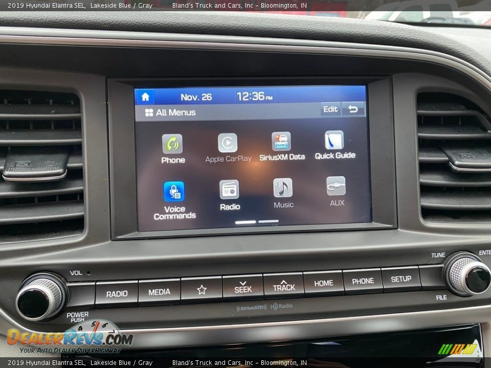 2019 Hyundai Elantra SEL Lakeside Blue / Gray Photo #27