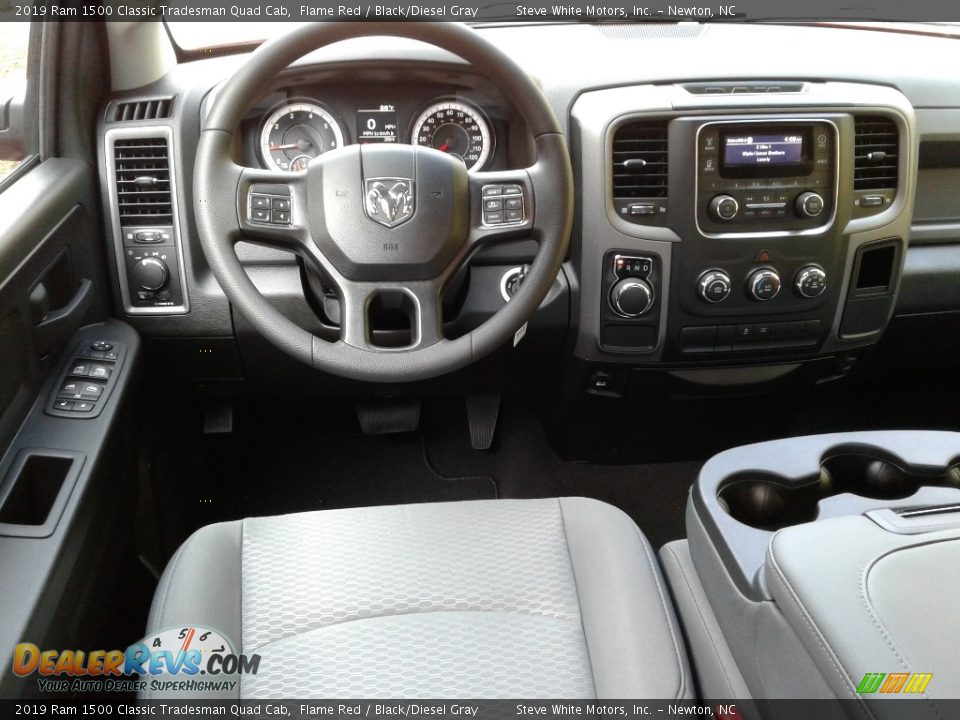 2019 Ram 1500 Classic Tradesman Quad Cab Flame Red / Black/Diesel Gray Photo #23