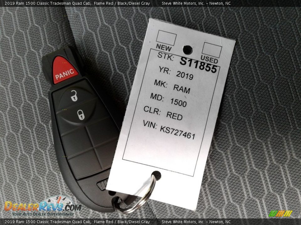 2019 Ram 1500 Classic Tradesman Quad Cab Flame Red / Black/Diesel Gray Photo #24