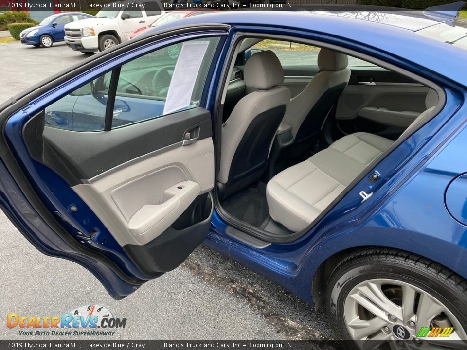 2019 Hyundai Elantra SEL Lakeside Blue / Gray Photo #33