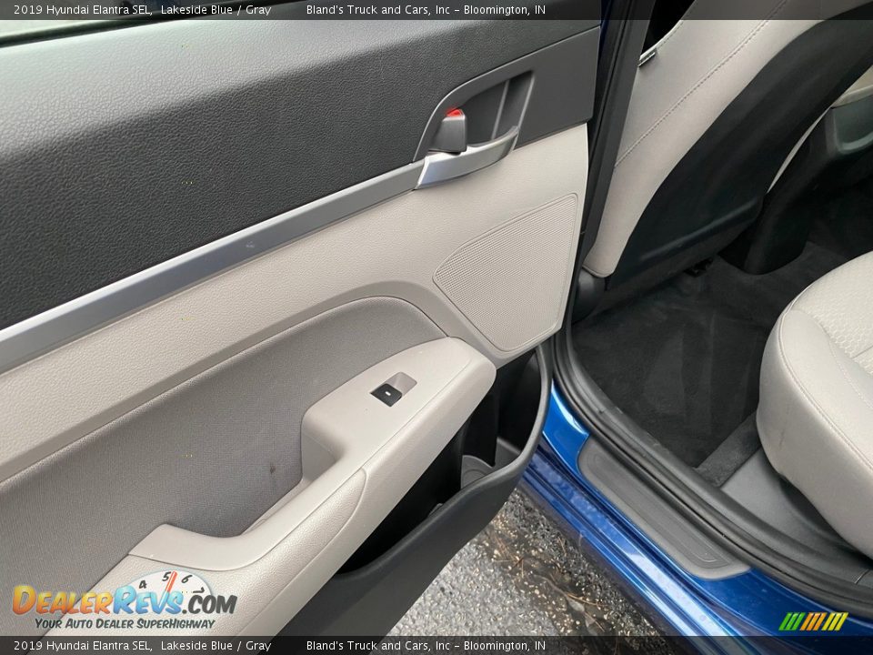 2019 Hyundai Elantra SEL Lakeside Blue / Gray Photo #34