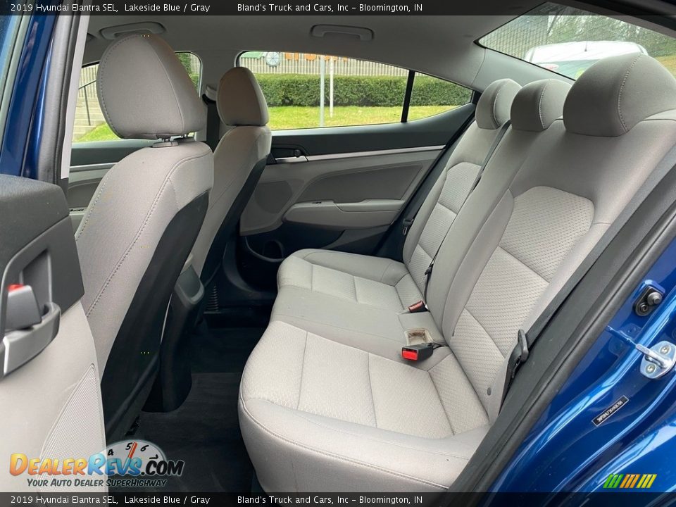 2019 Hyundai Elantra SEL Lakeside Blue / Gray Photo #35