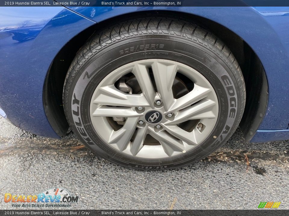 2019 Hyundai Elantra SEL Lakeside Blue / Gray Photo #36