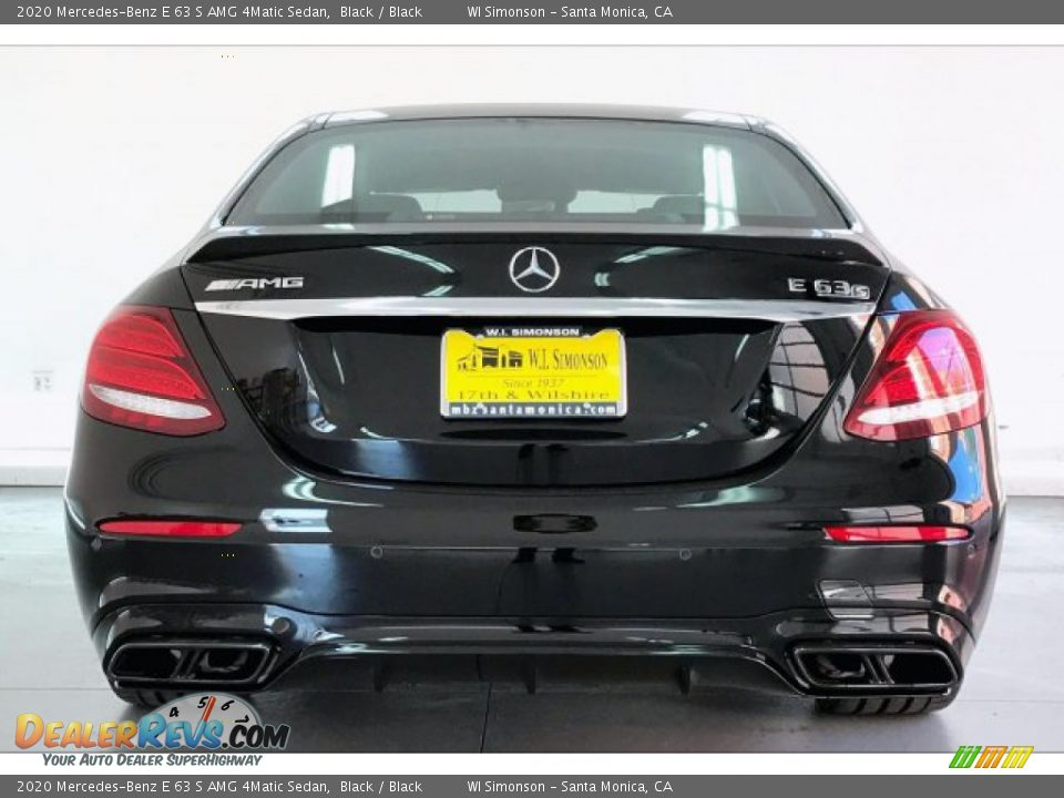 2020 Mercedes-Benz E 63 S AMG 4Matic Sedan Black / Black Photo #3