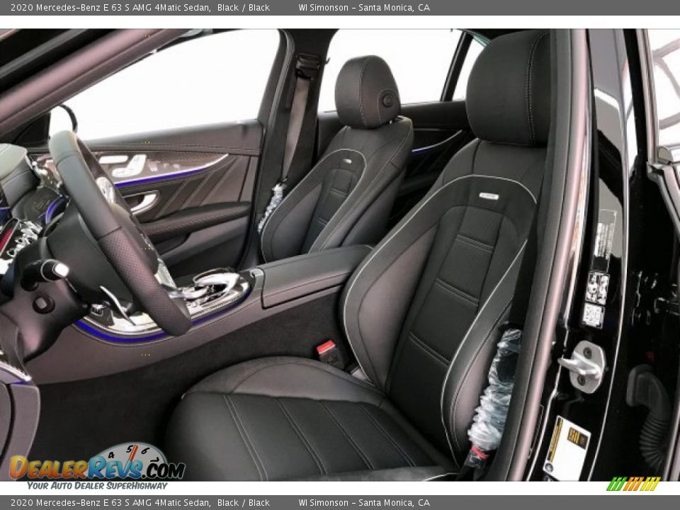 Black Interior - 2020 Mercedes-Benz E 63 S AMG 4Matic Sedan Photo #14