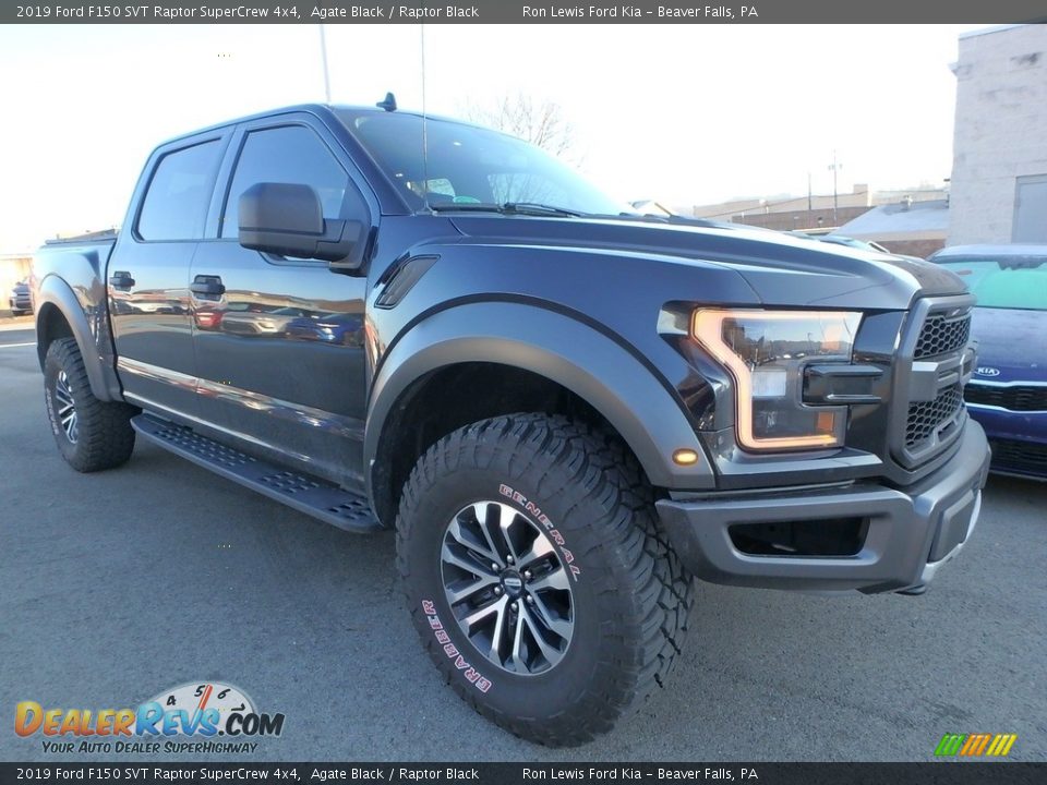 Agate Black 2019 Ford F150 SVT Raptor SuperCrew 4x4 Photo #1