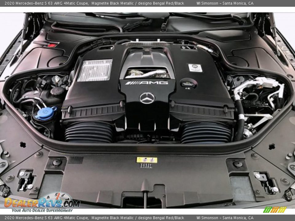 2020 Mercedes-Benz S 63 AMG 4Matic Coupe Magnetite Black Metallic / designo Bengal Red/Black Photo #9
