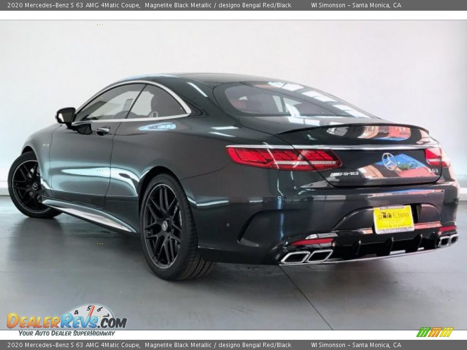 2020 Mercedes-Benz S 63 AMG 4Matic Coupe Magnetite Black Metallic / designo Bengal Red/Black Photo #10