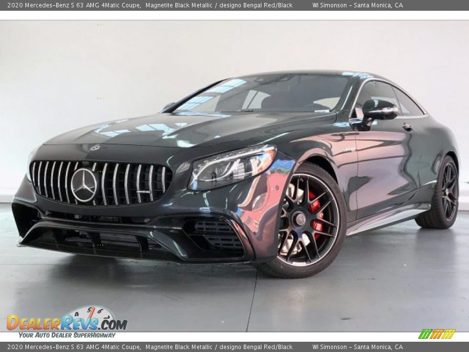 2020 Mercedes-Benz S 63 AMG 4Matic Coupe Magnetite Black Metallic / designo Bengal Red/Black Photo #12