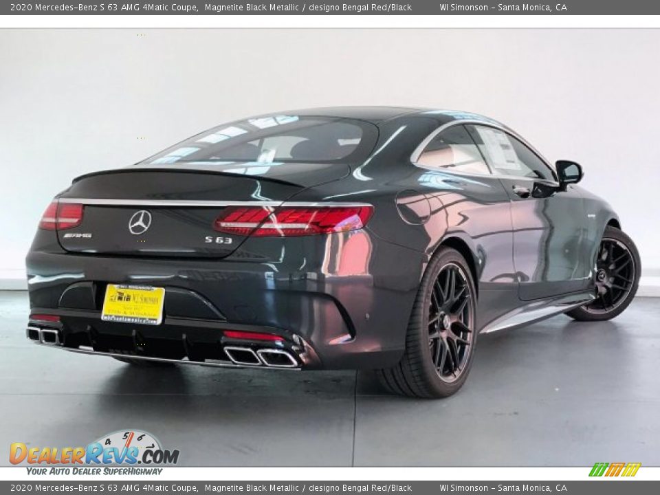 2020 Mercedes-Benz S 63 AMG 4Matic Coupe Magnetite Black Metallic / designo Bengal Red/Black Photo #16