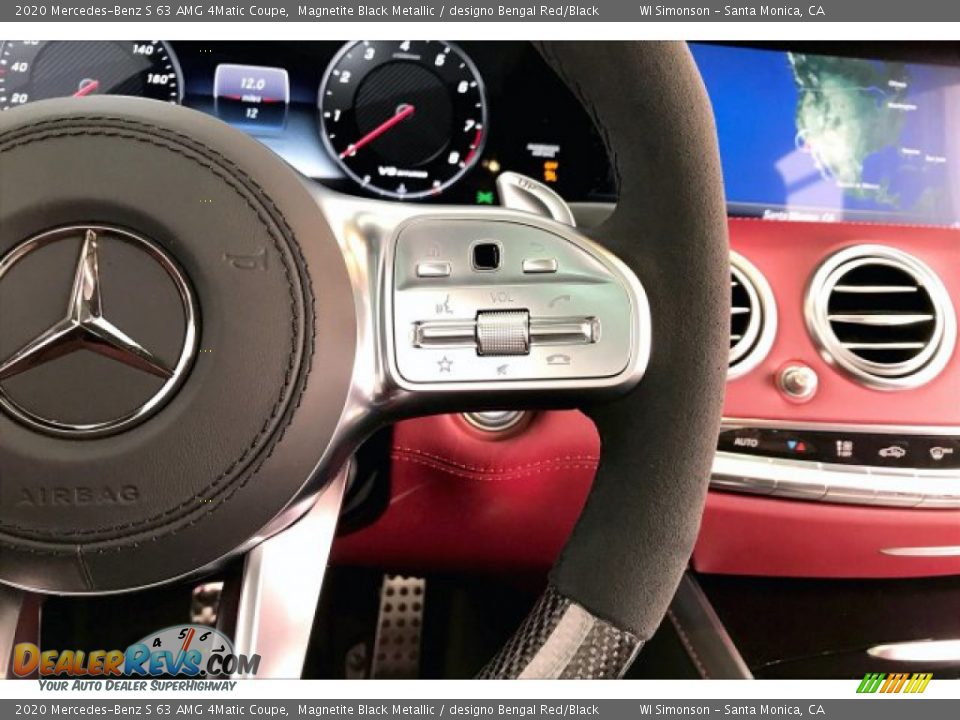 2020 Mercedes-Benz S 63 AMG 4Matic Coupe Magnetite Black Metallic / designo Bengal Red/Black Photo #19