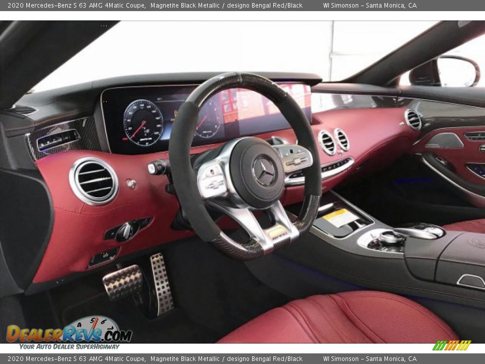 2020 Mercedes-Benz S 63 AMG 4Matic Coupe Magnetite Black Metallic / designo Bengal Red/Black Photo #22